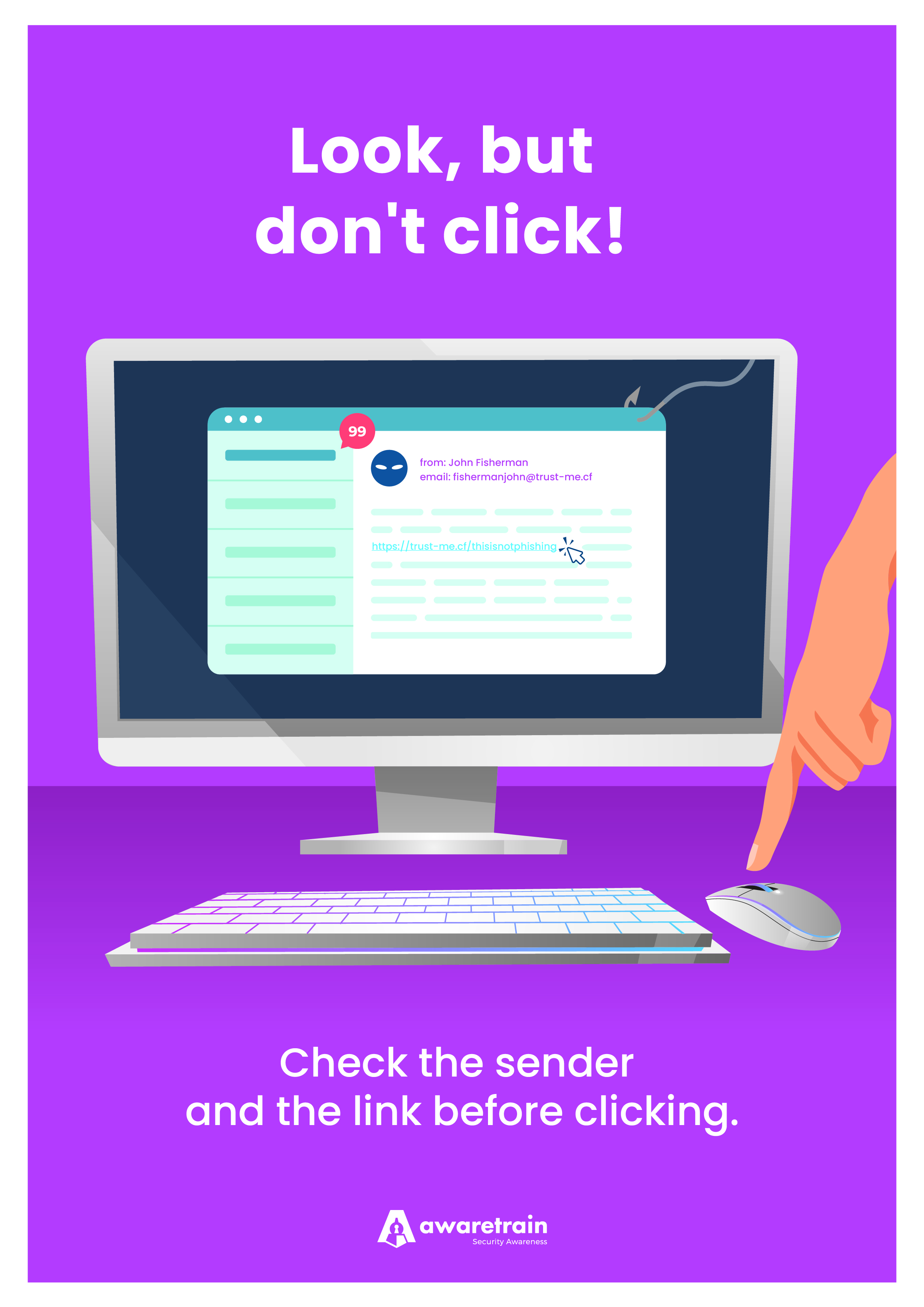 Free security awareness posters Awaretrain